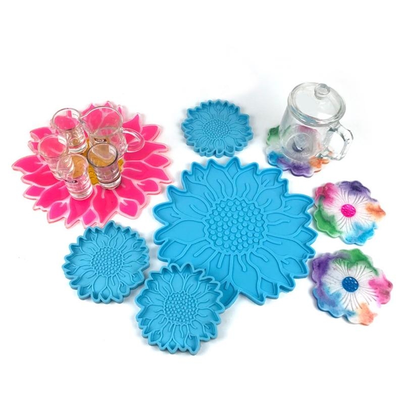 Serving Tray Mold - 5 pezzi per vassoio fiori sole