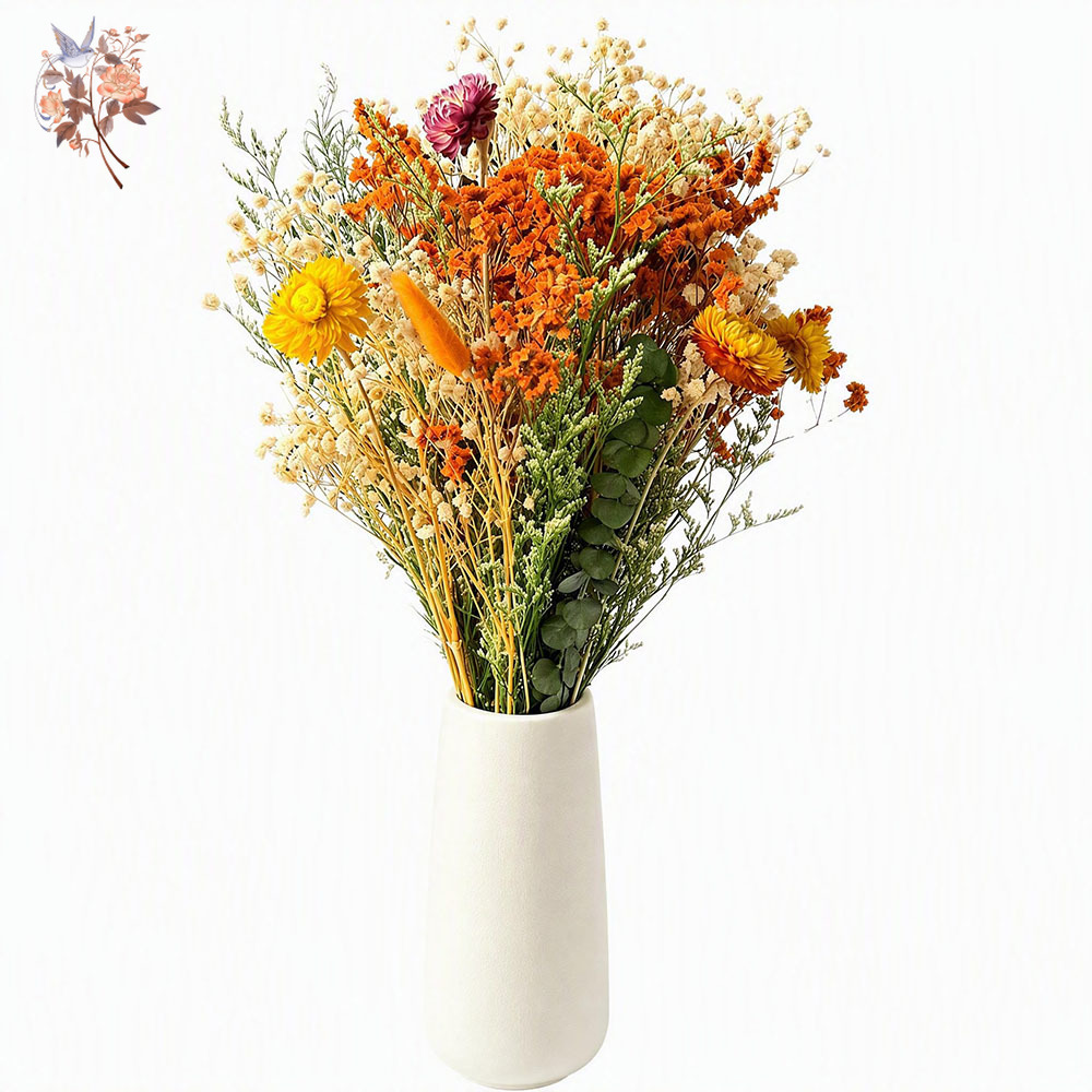Dried Flower Bulk - Bouquet di Fiori Secchi Autunnali, Erba