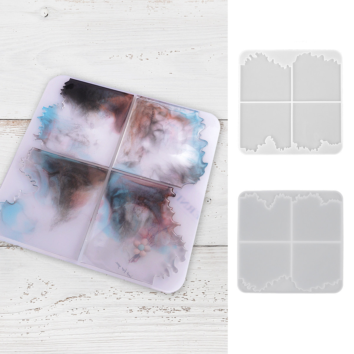 Stampo in resina siliconica co - Resin Ocean Wave Mold recensione e prezzo