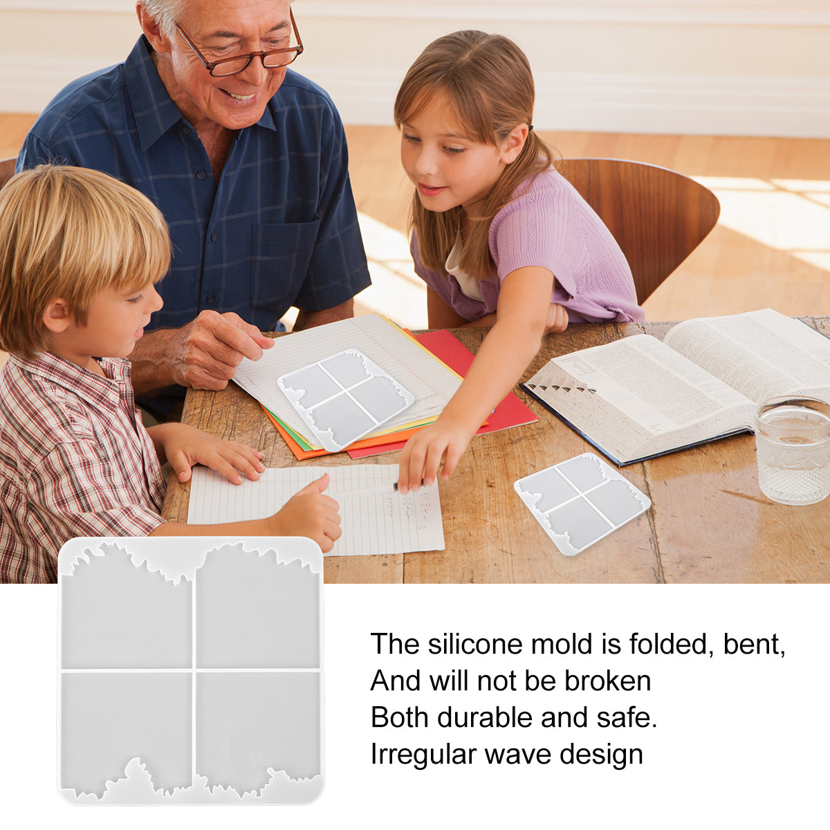Stampo in resina siliconica co - Resin Ocean Wave Mold recensione e prezzo